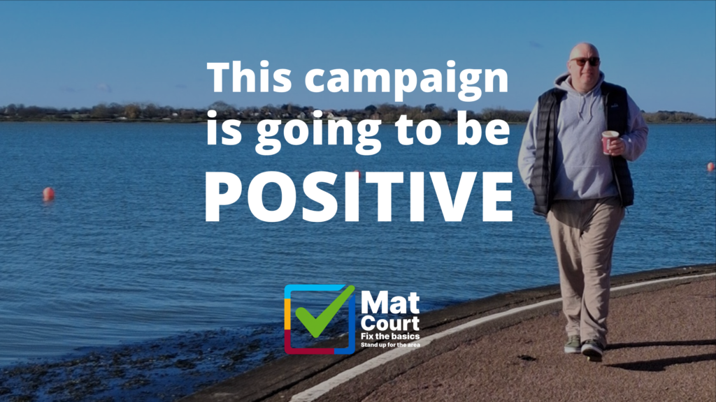 a positive campaign for county council election mat court brightlingsea elmstead market thorrington alresford great bentley