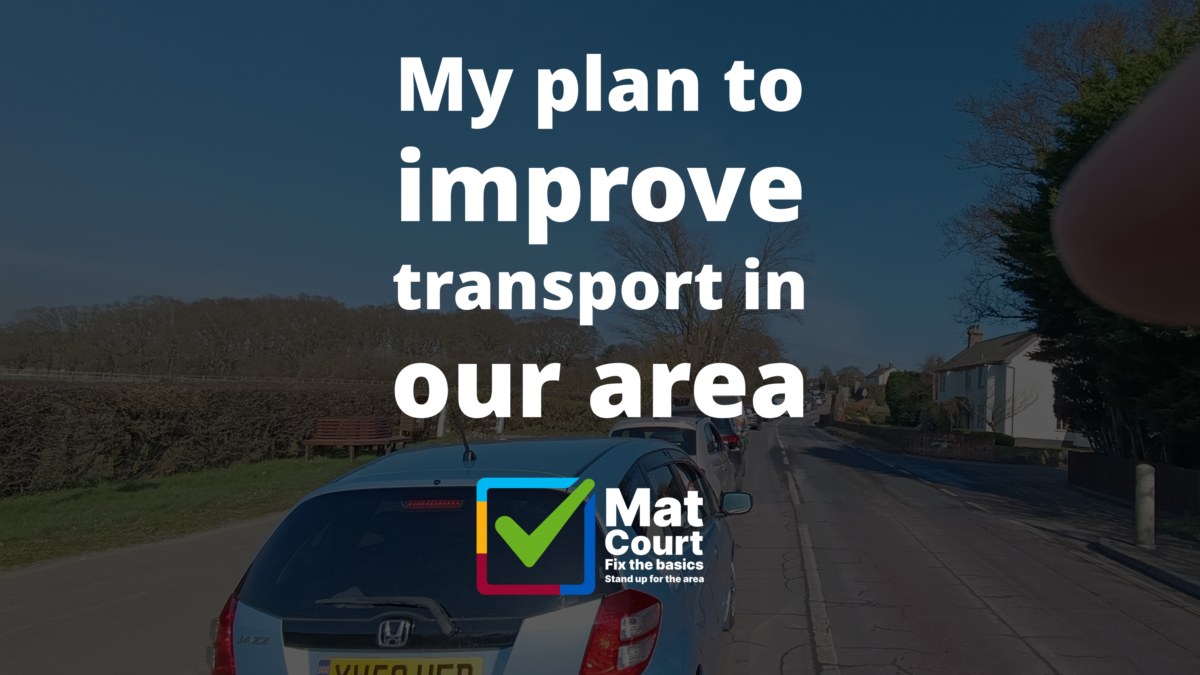 mat court plan to improve transport essex county council elections may 7th