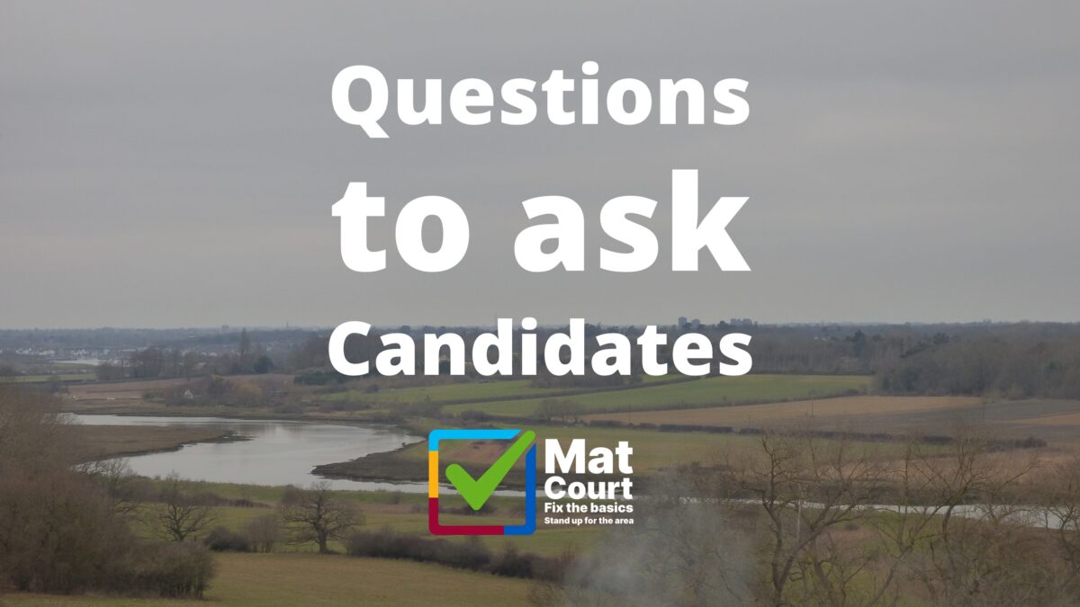 mat court questions to ask candidates essex county council election